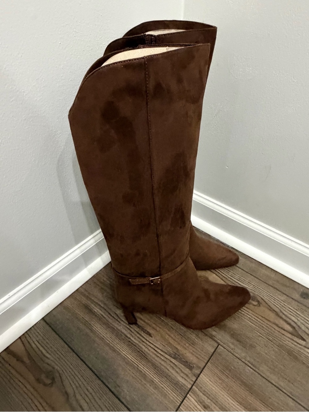 Giani Bernini Brown Suede Over-The-Knee Boots Size 8.5 - Picture 5 of 12